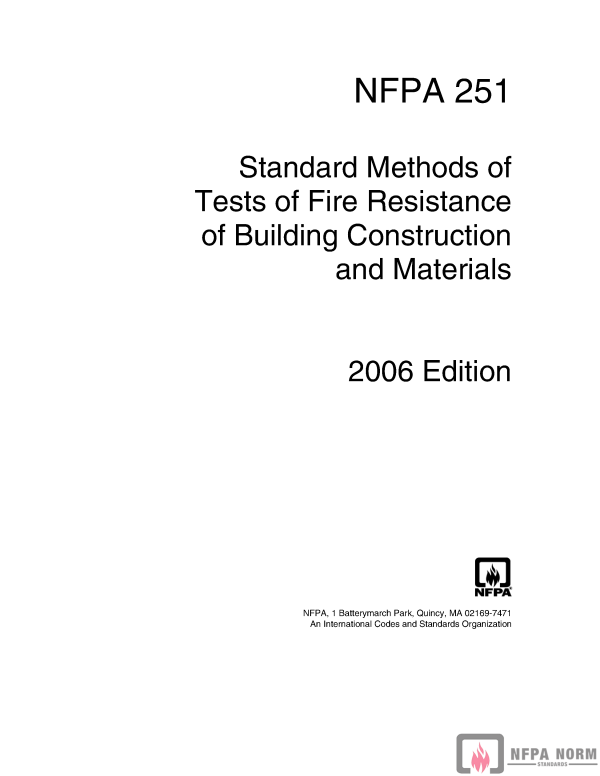 NFPA 251 PDF